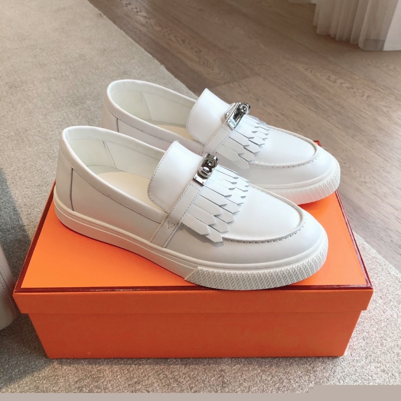 H**mes leather shoes
